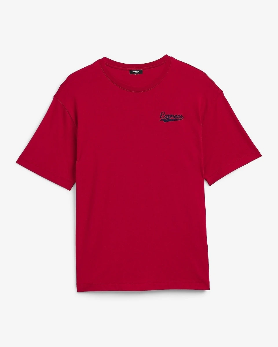 240g 3D Embroidery Printing Short Sleeve Crew Neck Pima Cotton Shirts-PCTS004 1