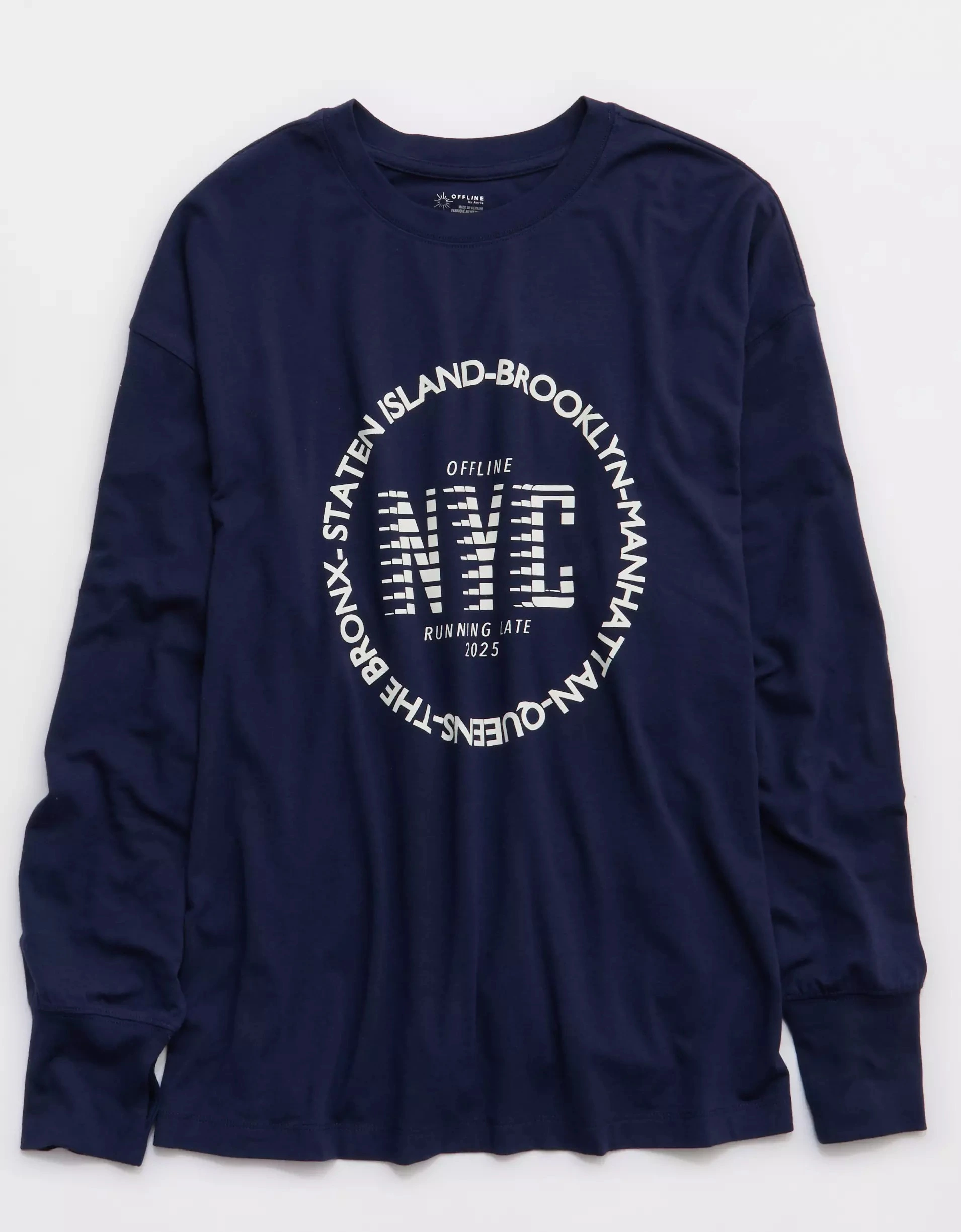 260g Printing Graphic Long Sleeve Crew Neck Modal Shirts-MTS002 1