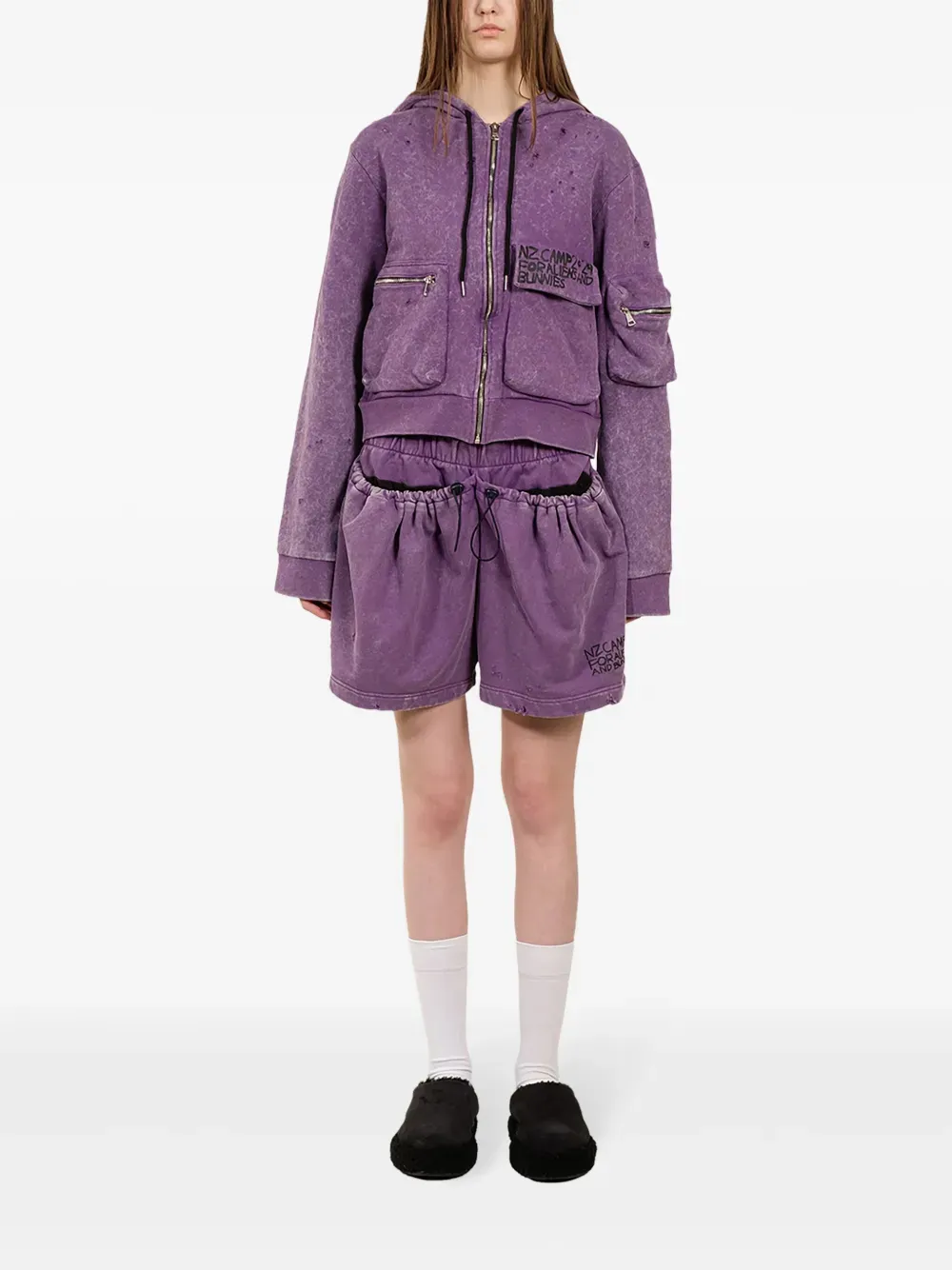 Black Crop Hoodie​ Crop Hoodie Wholesale - UNIT-100 4