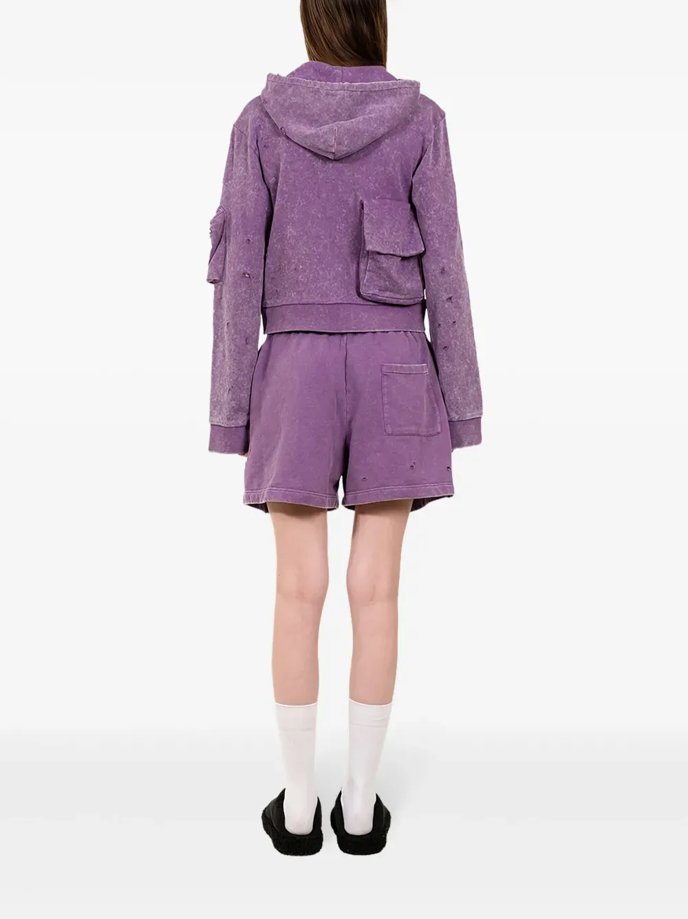 Black Crop Hoodie​ Crop Hoodie Wholesale - UNIT-100 5