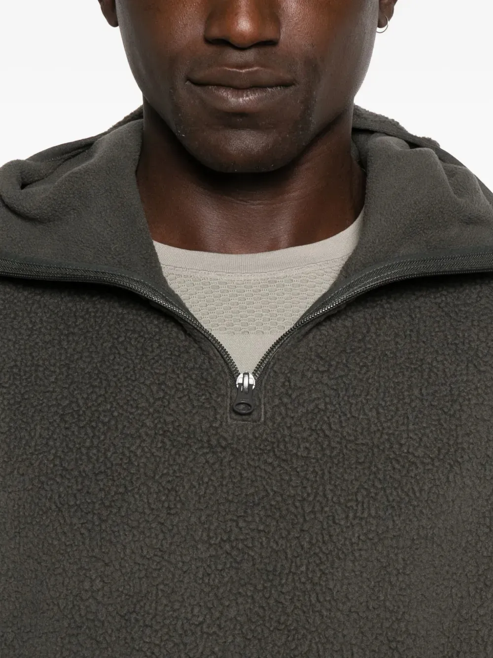 Fleece Hoodies for Men Half Zip Hoodie Wholesale - UNIT-100 2