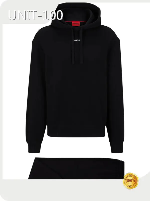 Black Streetwear Tracksuit​ Streetwear Tracksuit Wholesale - UNIT-100-1 1