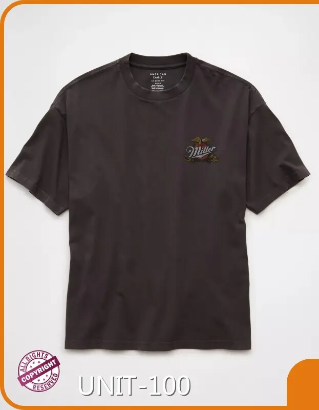 Boxy Fit T Shirt for Men​ Custom T-shirts Wholesale - UNIT-100 1