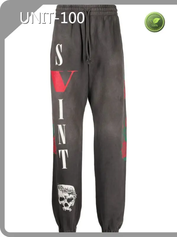 Black Tapered Joggers​ by UNIT-100 1