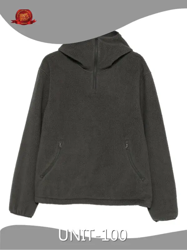 Mens Fleece Hoodies​ Half Zip Hoodie Wholesale - UNIT-100 1