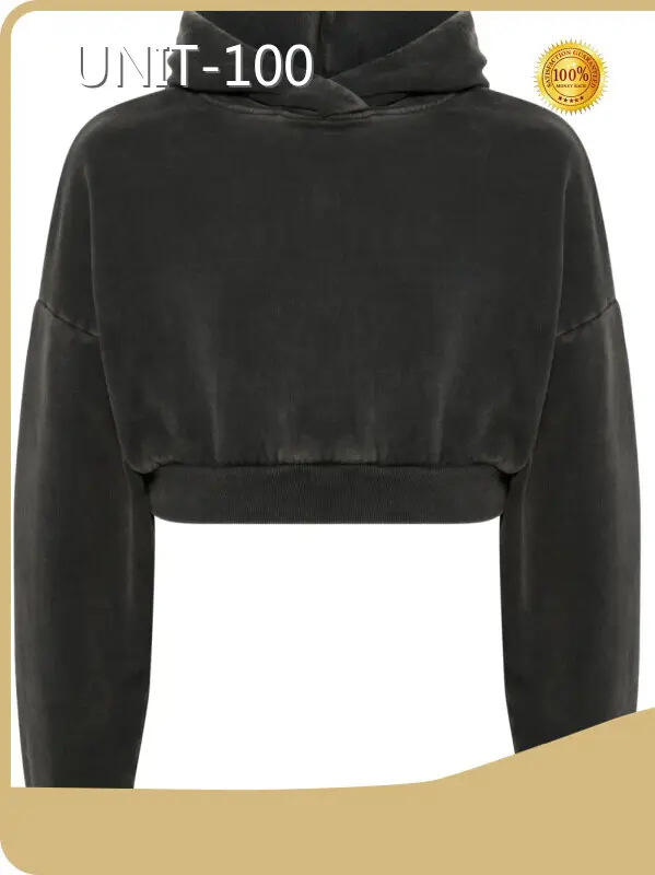 Womens Crop Hoodie​ by UNIT-100 1