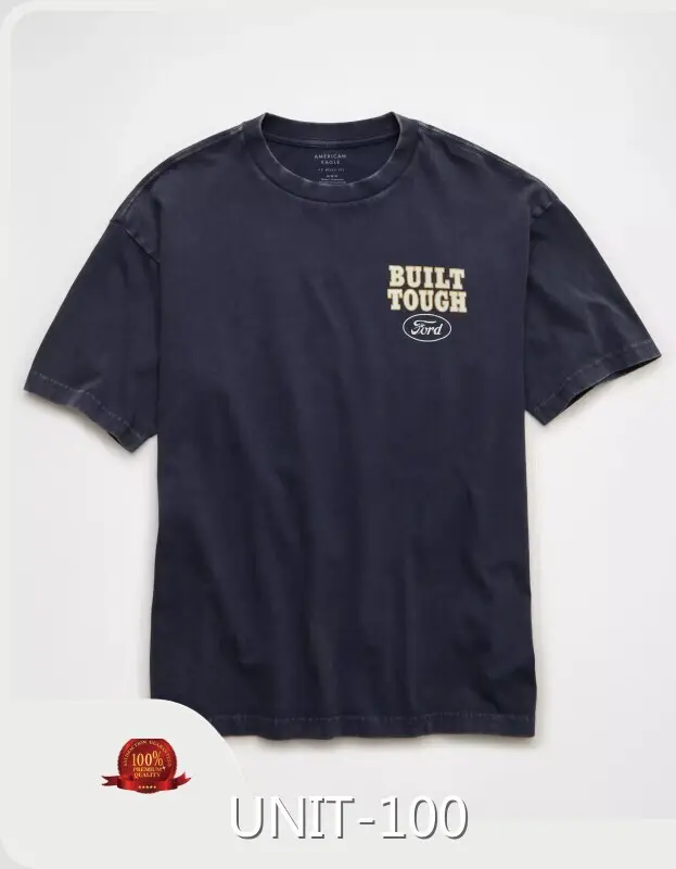 Affordable Custom T-shirt Printing Companies Boxy Fit T-Shirt Wholesale - UNIT-100 1