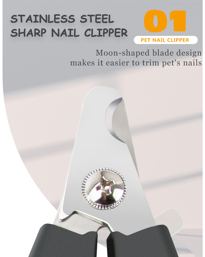 Quality pet nail clippers wholesale stainless steel cat grooming accessories Manufacturer | Roadreign 11