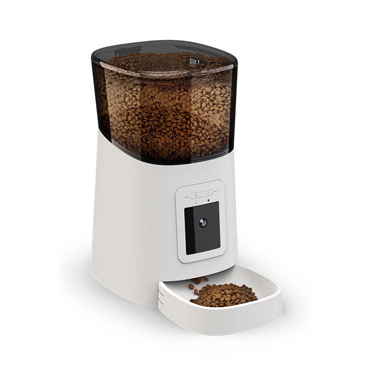Automatische voerdispenser voor katten op maat met een capaciteit van 6 liter, via app te gebruiken voor het voeren volgens een schema. Fabrikant uit China | Roadreign 6