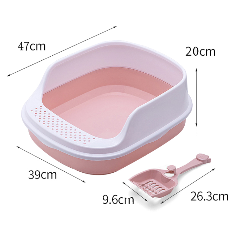 Quality cat litter box plastic pet toilets for cat indoor Manufacturer | Roadreign LL-1501 9
