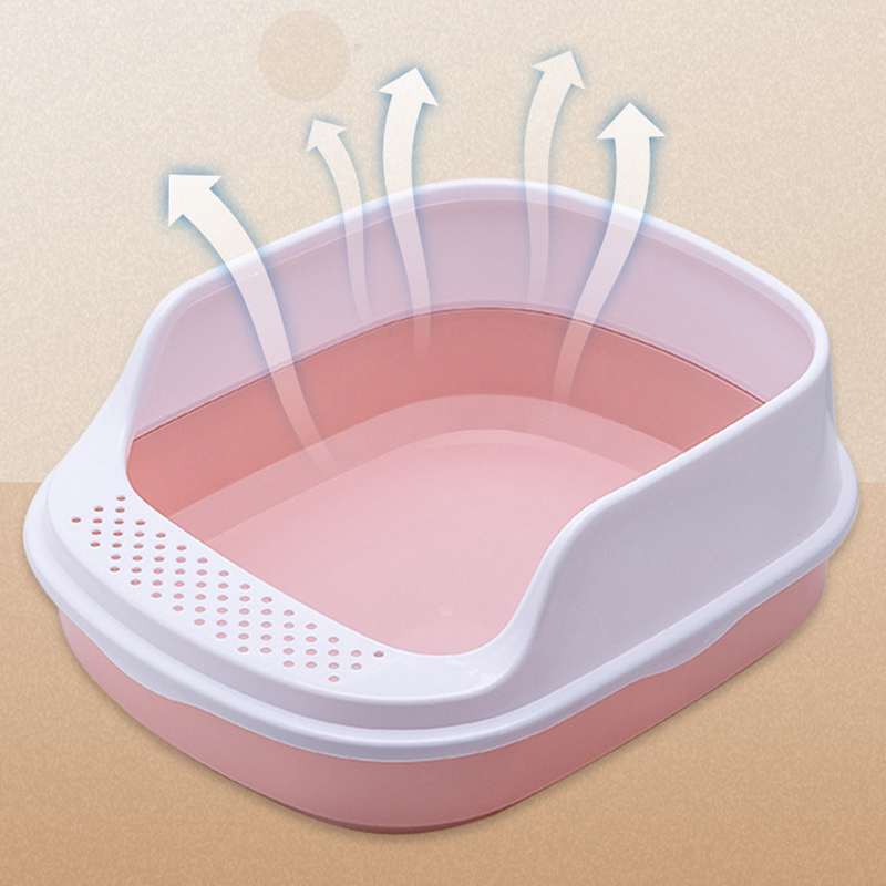 Quality cat litter box plastic pet toilets for cat indoor Manufacturer | Roadreign LL-1501 11