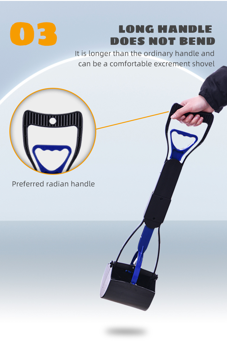 ROADREIGN - Wholesale Pet Poop Picker Plastic Folding Dog Pooper Scooper With Bags Pet Cleaning 13