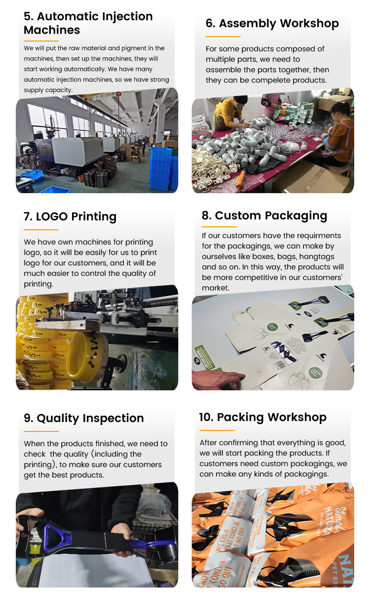 ROADREIGN - Wholesale Pet Poop Picker Plastic Folding Dog Pooper Scooper With Bags Pet Cleaning 18