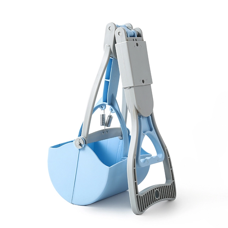 Pet Poop Picker Plastic Foldable 60 cm Dog Pooper Scooper With Poop Bags 1