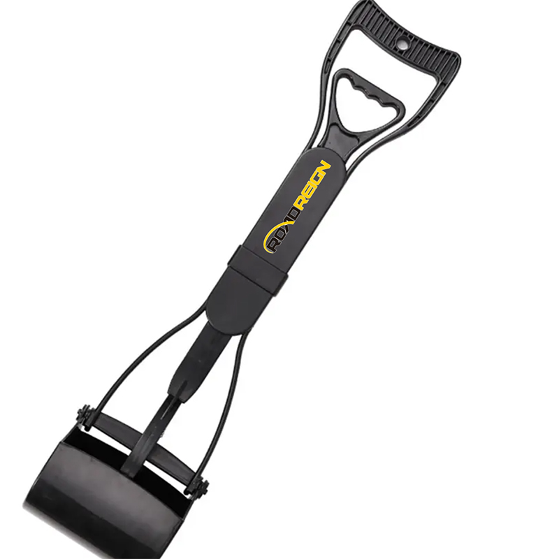 Pet Poop Picker Plastic Foldable 60 cm Dog Pooper Scooper With Poop Bags 12