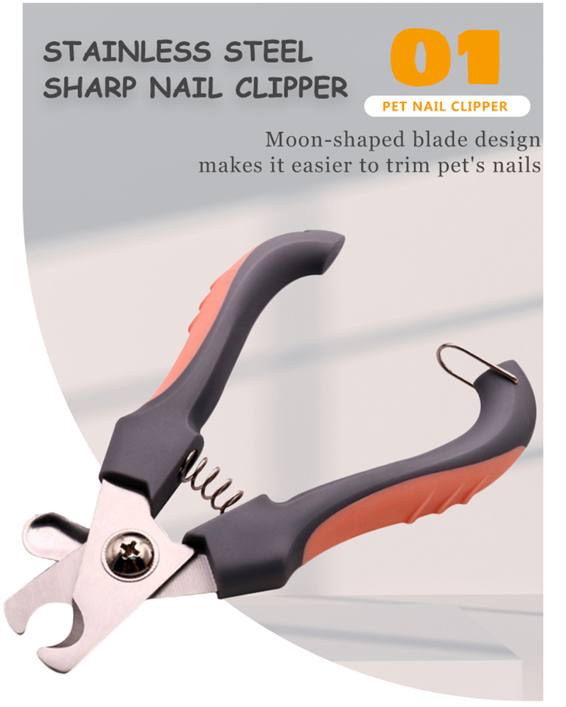 Pet Nail Clippers Wholesale Pet Grooming Accessories Products Stainless Steel Pet Nail Cutter 10