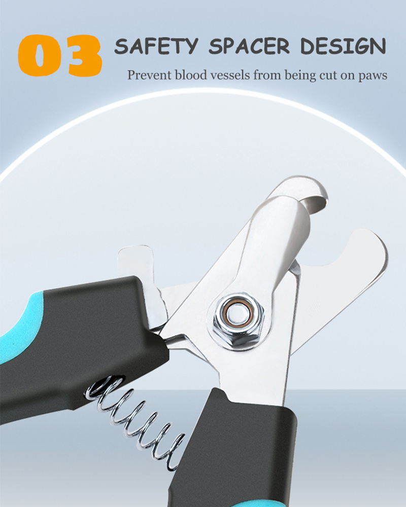 Pet Nail Clippers Wholesale Pet Grooming Accessories Products Stainless Steel Pet Nail Cutter 12