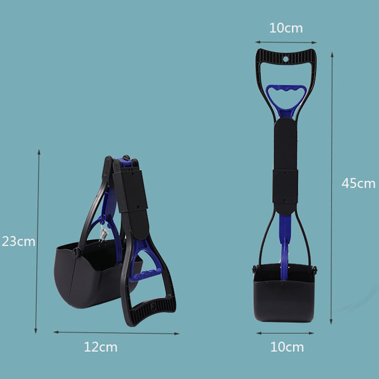 Quality Pet Pooper Scooper 45CM Foldable Plastic Dog Poop Picker With Poop Bags Manufacturer | Roadreign LL-1005 4
