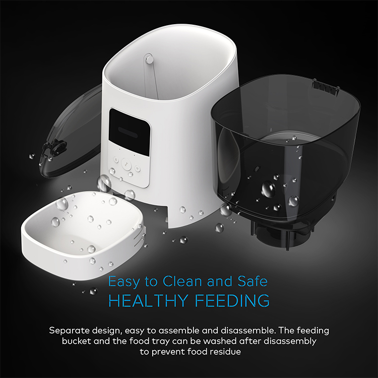 Fabricante de dispensadores automáticos de comida para mascotas de 6L con aplicación móvil de calidad | Roadreign 5