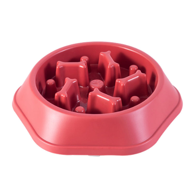dog slow feeder bowl platic pet food dispenser supplier 5