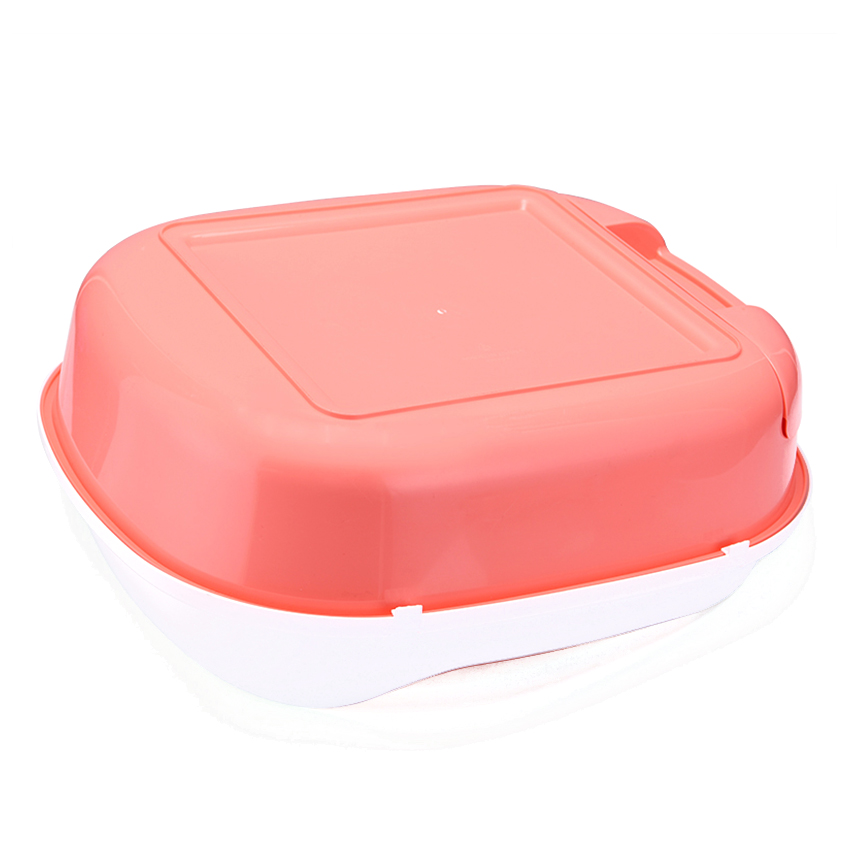 Grote kattenbak van plastic voor het schoonmaken van kattenbakvulling binnenshuis. 6