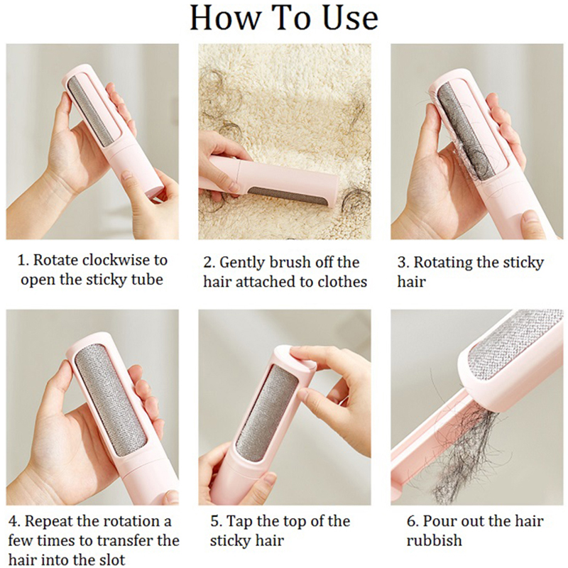 Quality Pet Lint Rollers Plastic Cat Hair Remover Portable Clothing Hair Cleaning Tool Manufacturer | Roadreign 13