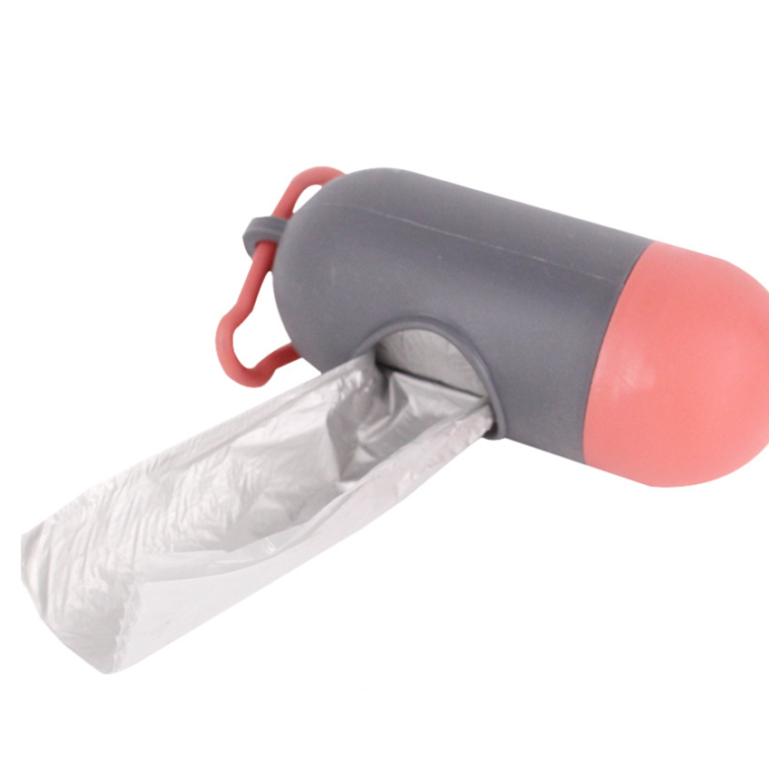 Best Pet Waste Bag Dispenser Custom Printing Plastic Pill Shaped Dog Poop Bag Holder Company - Roadreign LL-1202 14