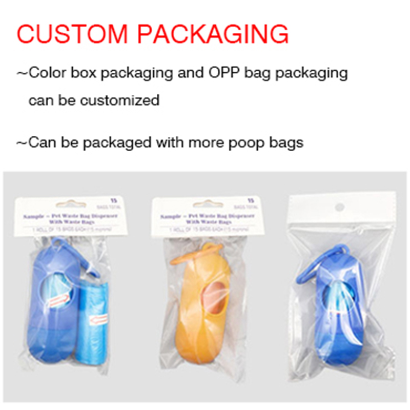 Best Pet Waste Bag Dispenser Custom Printing Plastic Pill Shaped Dog Poop Bag Holder Company - Roadreign LL-1202 13