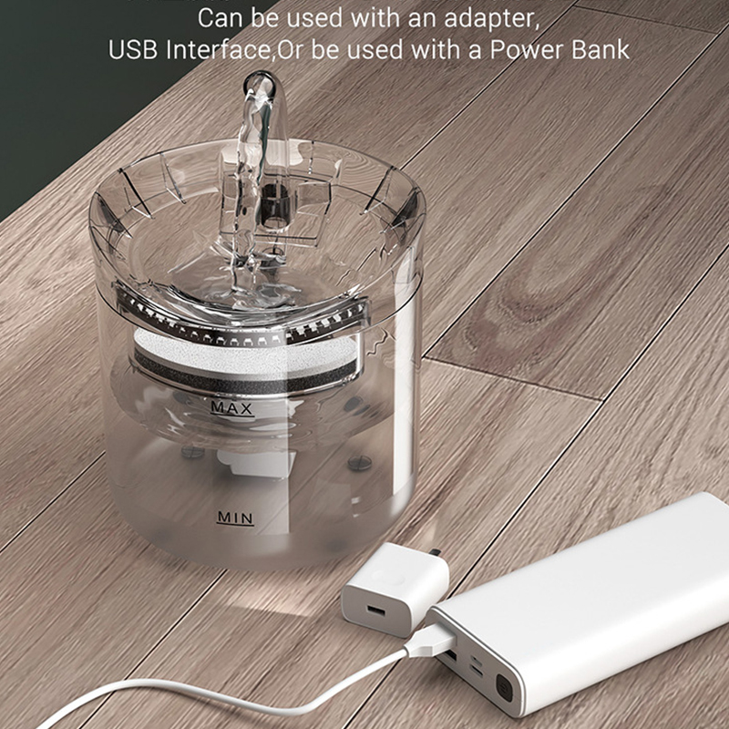 Beste waterdispenser voor katten met een grote capaciteit van 2 liter - Pet Flow Water Drink Company - Roadreign 7