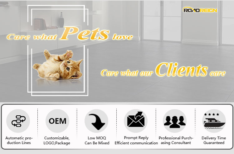 ROADREIGN - Hot Selling Plastic Pet Food Dispensing Automatic Slow Feeder Dog Tumbler Toys Pet Toys 8