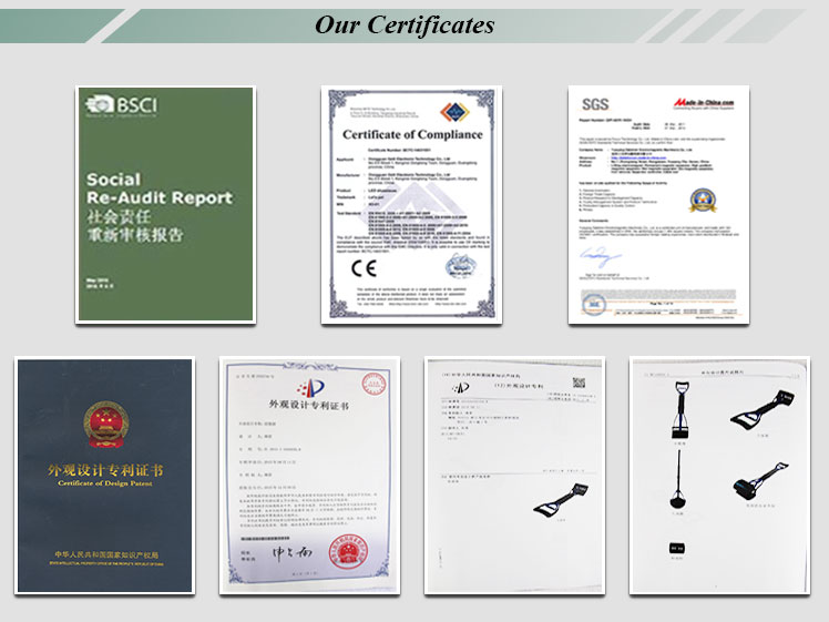 ROADREIGN - Wholesale Plastic Dog Pooper Scooper , Night Pet Pooper Picker With LED Light Pet Cleaning 15