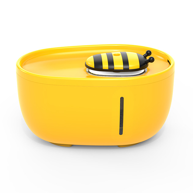 Fuente de agua de plástico para mascotas de alta calidad, con forma de abeja, de circulación automática, para gatos | Fabricante | Roadreign 2
