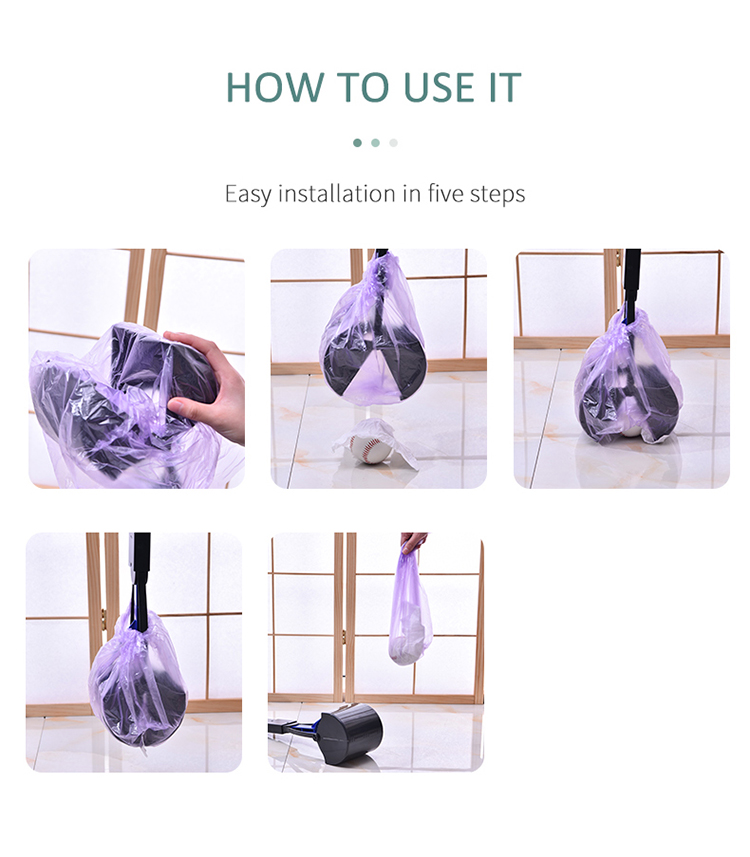 80cm Long Handle Foldable Poop Scooper Shovel For Dogs Waste Pick Up