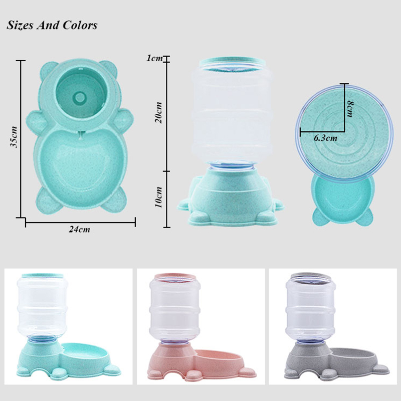 Quality 2 Pack Automatic Plastic Dog Food Bowl And Dog Water Dispenser Manufacturer | Roadreign 9