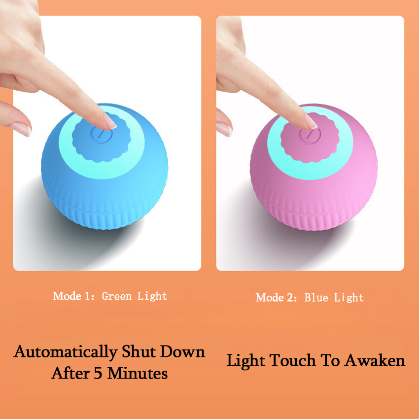 Smart Automatic Cat Toys Gravitational Rolling Ball Electric Interactive Pet Toys for Cats Training Self Moving Toys 11