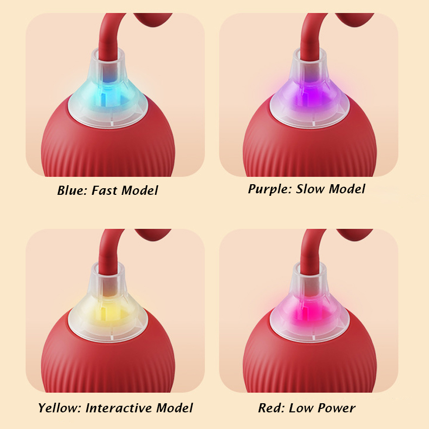 USB Rechargeable Smart Pet Funny Self Rolling Ball Eco-Friendly Plastic Dog Teaser Chew Toy Interactive Cat Toy Ball 11