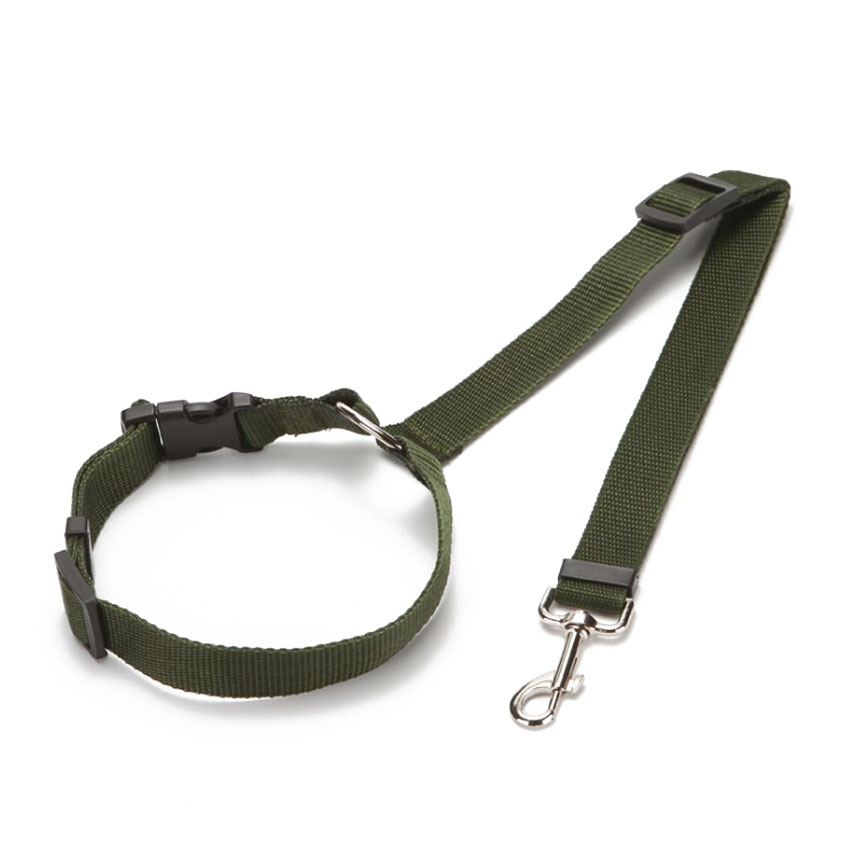 Ceinture de sécurité pour animaux de compagnie en voiture, laisse réglable en nylon, ceinture de sécurité pour siège arrière pour chien et chat 2