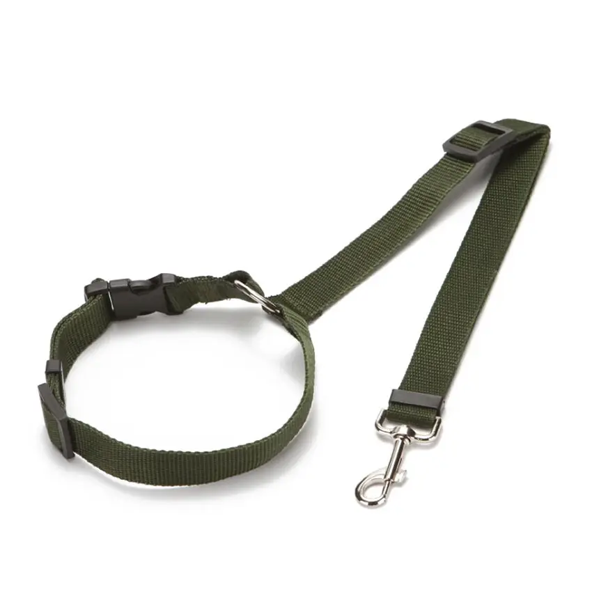 Adjustable Length Pet Safety Belt Leash - Durable Nylon Material - Suitable for Large Pets 2