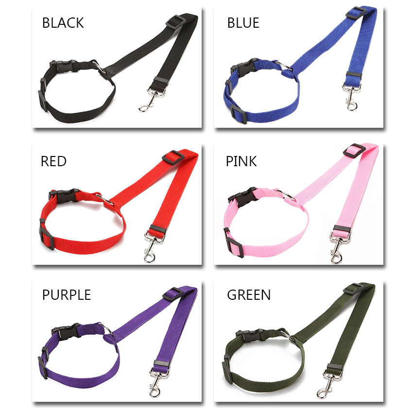 Pet Car Seat Belt Adjustable Nylon Lead Leash Backseat Safety Belt For Dog And Cat 13