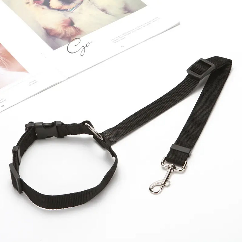 Pet Car Seat Belt Adjustable Nylon Lead Leash Backseat Safety Belt For Dog And Cat 7