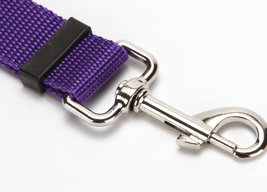 Ceinture de sécurité pour animaux de compagnie en voiture, laisse réglable en nylon, ceinture de sécurité pour siège arrière pour chien et chat 6