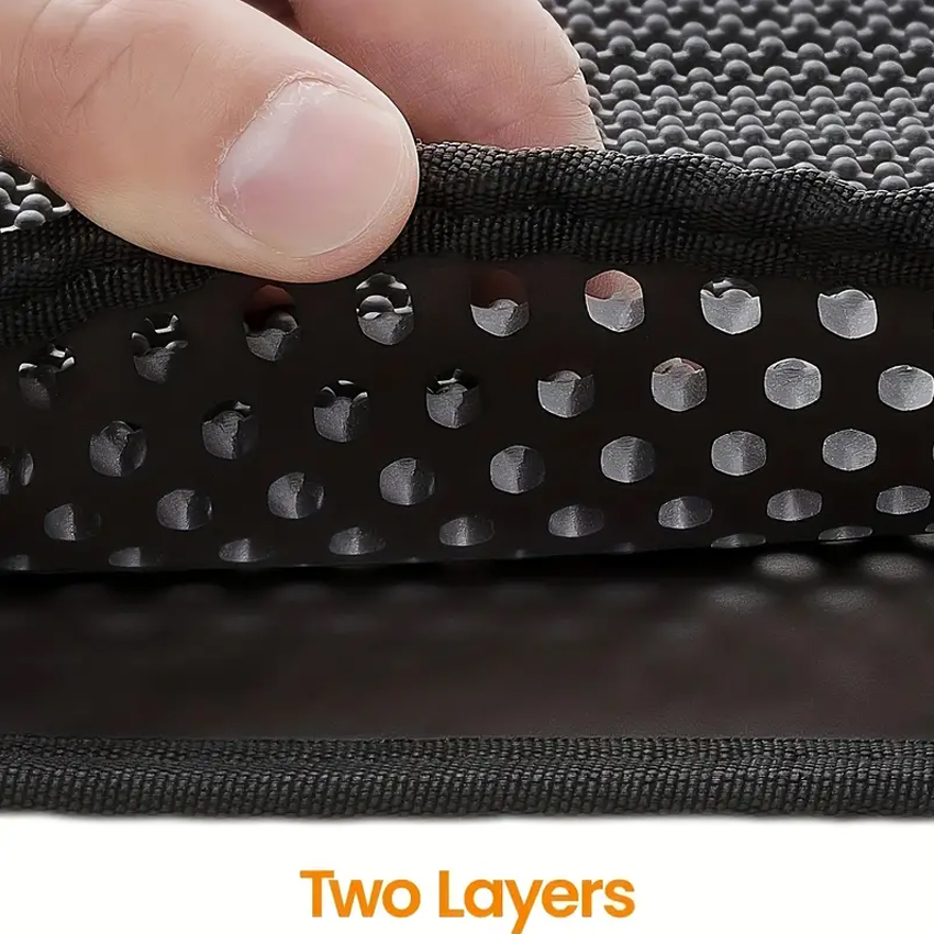 Honeycomb Double Layer Cat Mat Custom Waterproof Pet Sand Toilet Pad Rectangle Odorless EVA Cat Litter Trapping Mat 11