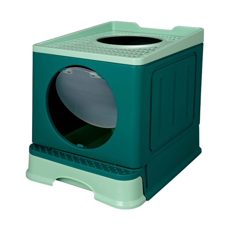 ROADREIGN - Wholesale Luxury Cat Litter Box Toilet Door With Handle Cleaning Foldable Cat Toilet Box All Products 1