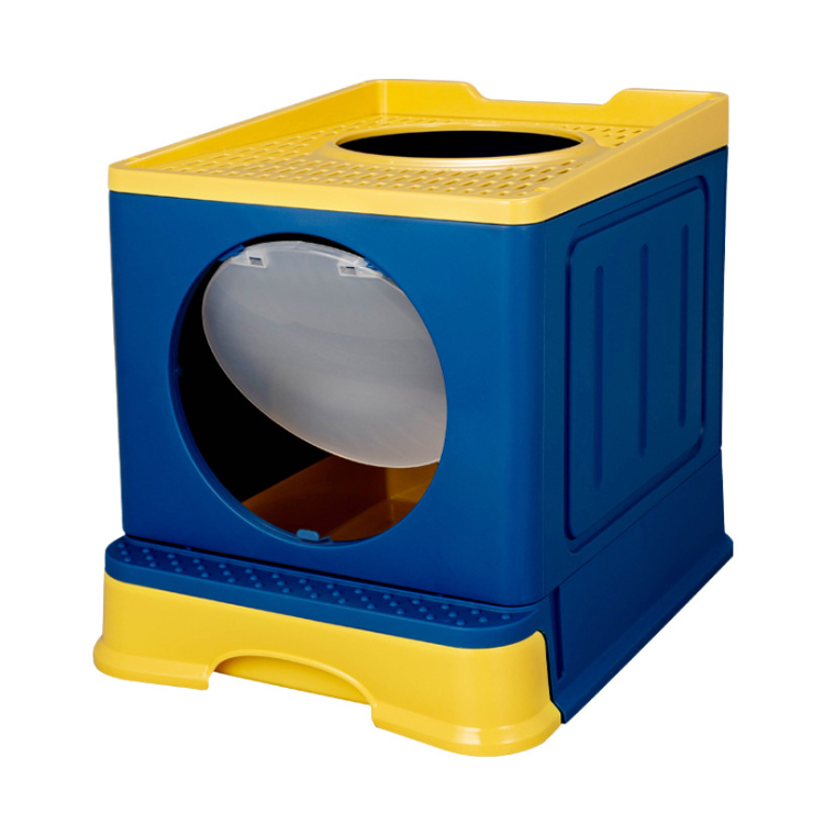 ROADREIGN - Wholesale Luxury Cat Litter Box Toilet Door With Handle Cleaning Foldable Cat Toilet Box All Products 7