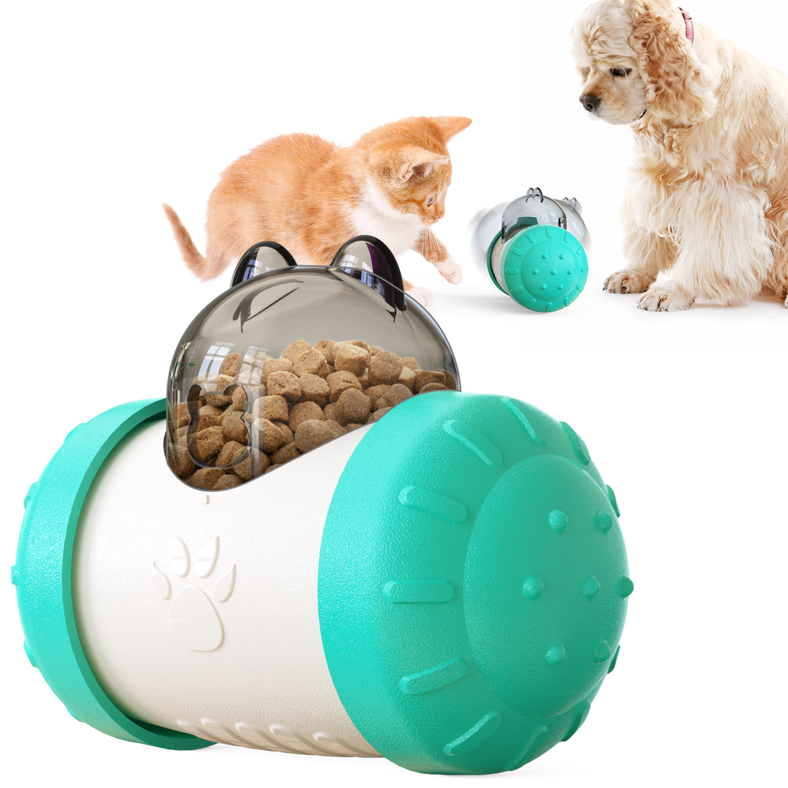 ROADREIGN - Venta al por mayor de comederos lentos para perros, pelotas interactivas de plástico, juguetes para mascotas 1