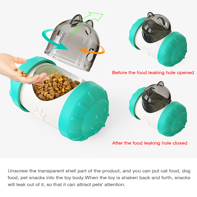 ROADREIGN - Venta al por mayor de comederos lentos para perros, pelotas interactivas de plástico, juguetes para mascotas 7