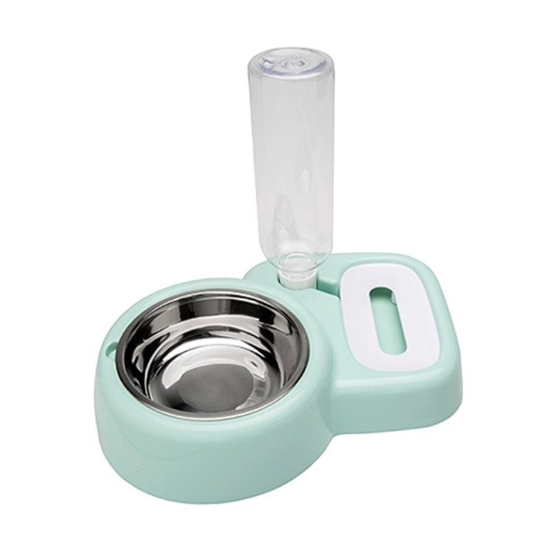 ROADREIGN - New Design Plastic Pet Auto Water Double Bowl Pet Bowls 1