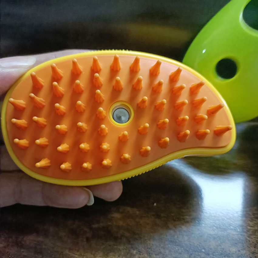 3-in-1 USB Rechargeable Cat Steam Brush Dog Spray Brush for Removing Tangled and Loosse Hair Christmas Gift for Animal 13