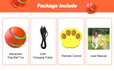Remote Control Rechargeable Self Rolling Ball Interactive Dog Toy with LED Lights 4