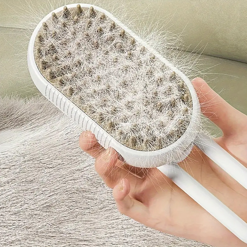 Customized Cat Steam Brush Pet Hair Grooming Spray Brush For Hair Remover manufacturers From China | Roadreign 10